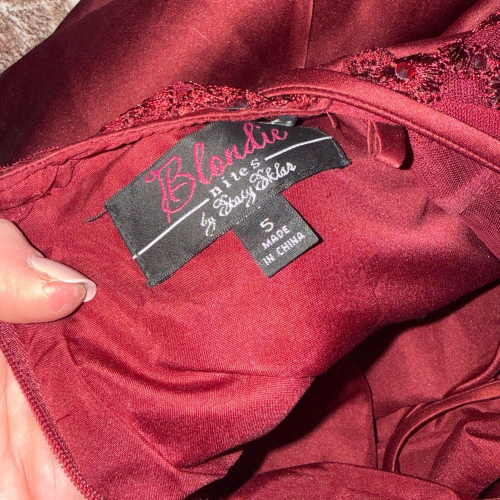 Blondie Nites Women's Deep Red Chemise